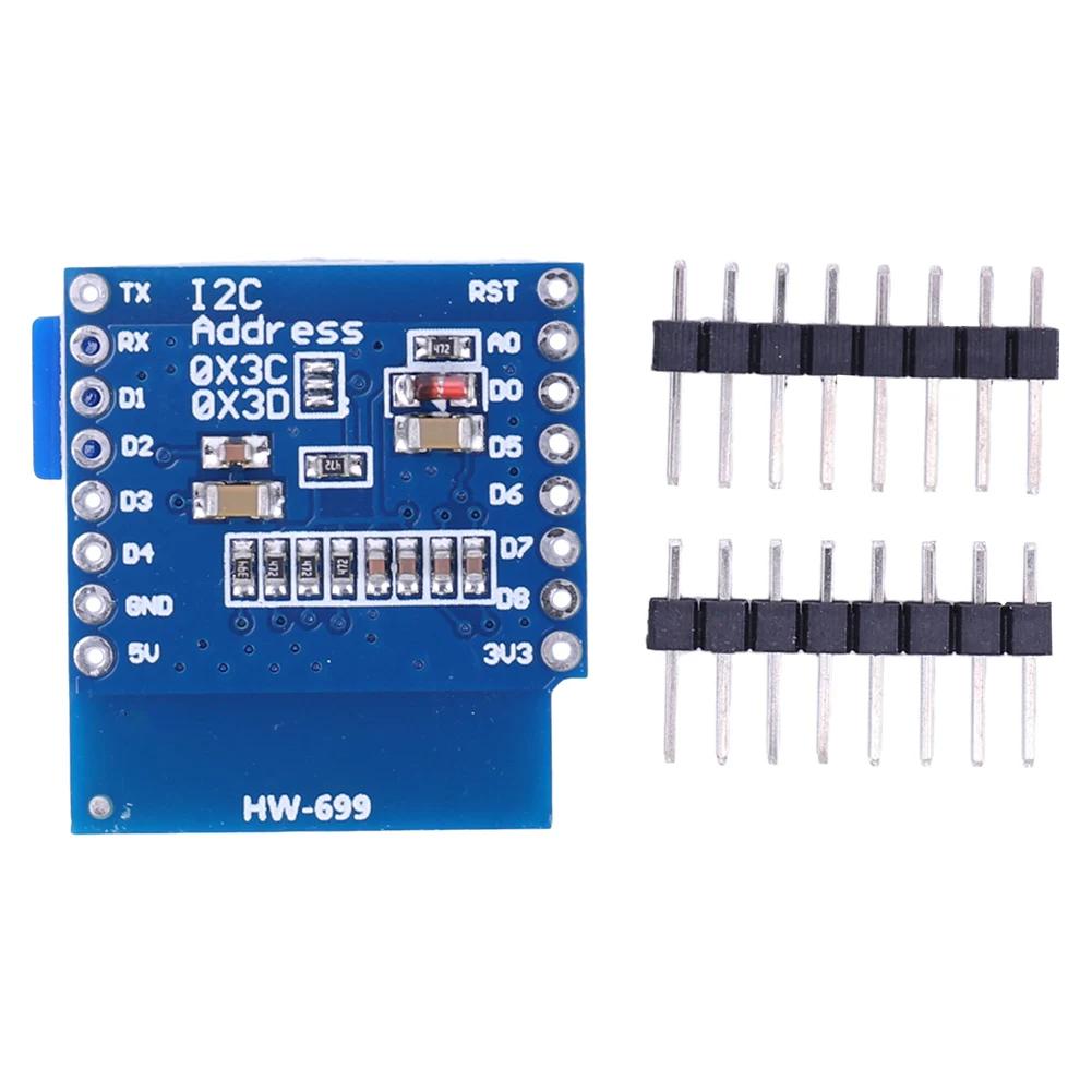 ü ߱ ÷ , 64x48 ȼ IIC/I2C OLED ÷ ũ ̹, SSD1306 OLED ũ , D1 ̴Ͽ, 0.66IN